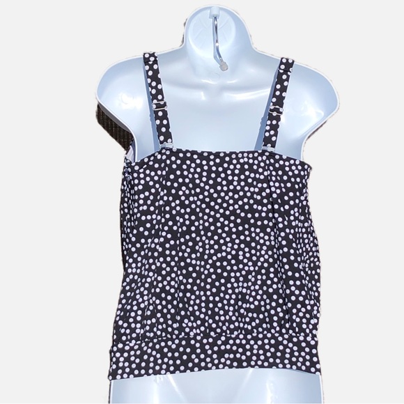 Lands End Women’s Tankini Bathing Suit Swimsuit Size Petite Medium (8P) - Picture 4 of 11